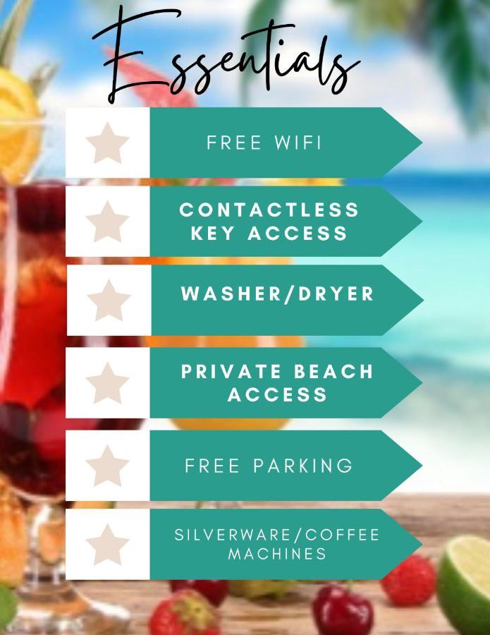 帕诺滩Luxury Private Beach Water-Side Ocean Baby Escape!!公寓 外观 照片